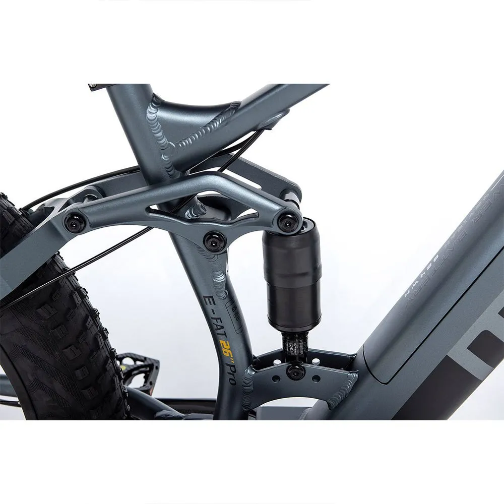 Momabikes Fatbike Pro 26´´ Elektrisk Terrengsykkel, Grey / black, One Size, 624Wh, Elsykkel