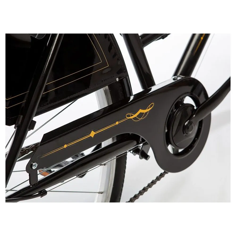 Momabikes Holanda 28´´ Tz-500 Sykkel, Black / yellow, One Size, Bysykkel