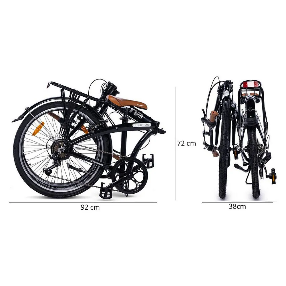 Momabikes Light 24´´ Ty-21 2025 Sammenleggbar Sykkel, Bysykkel