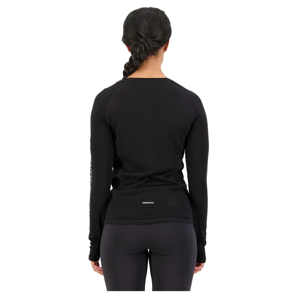 Mons Royale Bella Tech Langarmet T-skjorte, Black, M Mons Royale Bella Tech Langarmet T-skjorte, Black, M