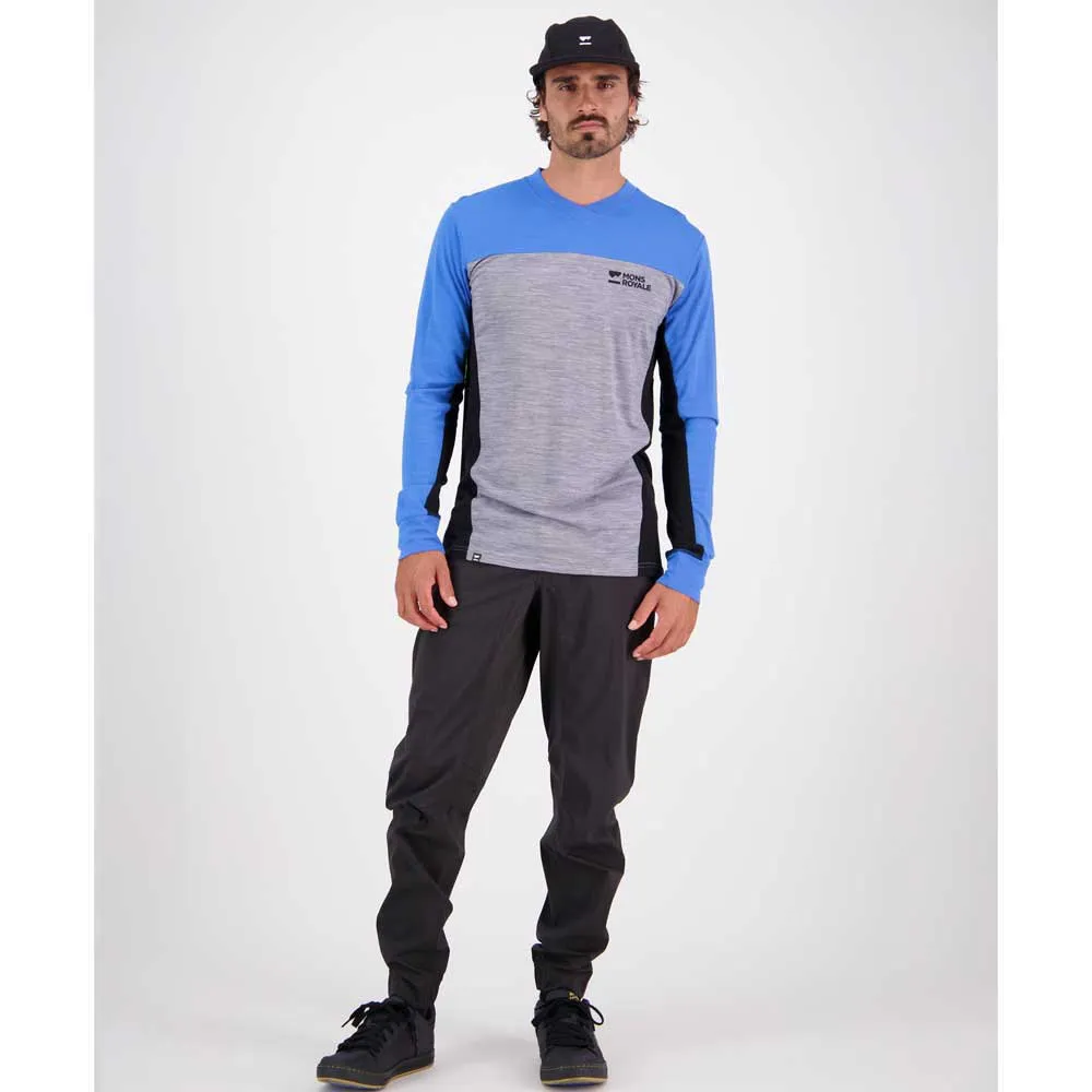 Mons Royale Redwood Merino Air-con S24 Langarmet Enduro-sykkeltrøye