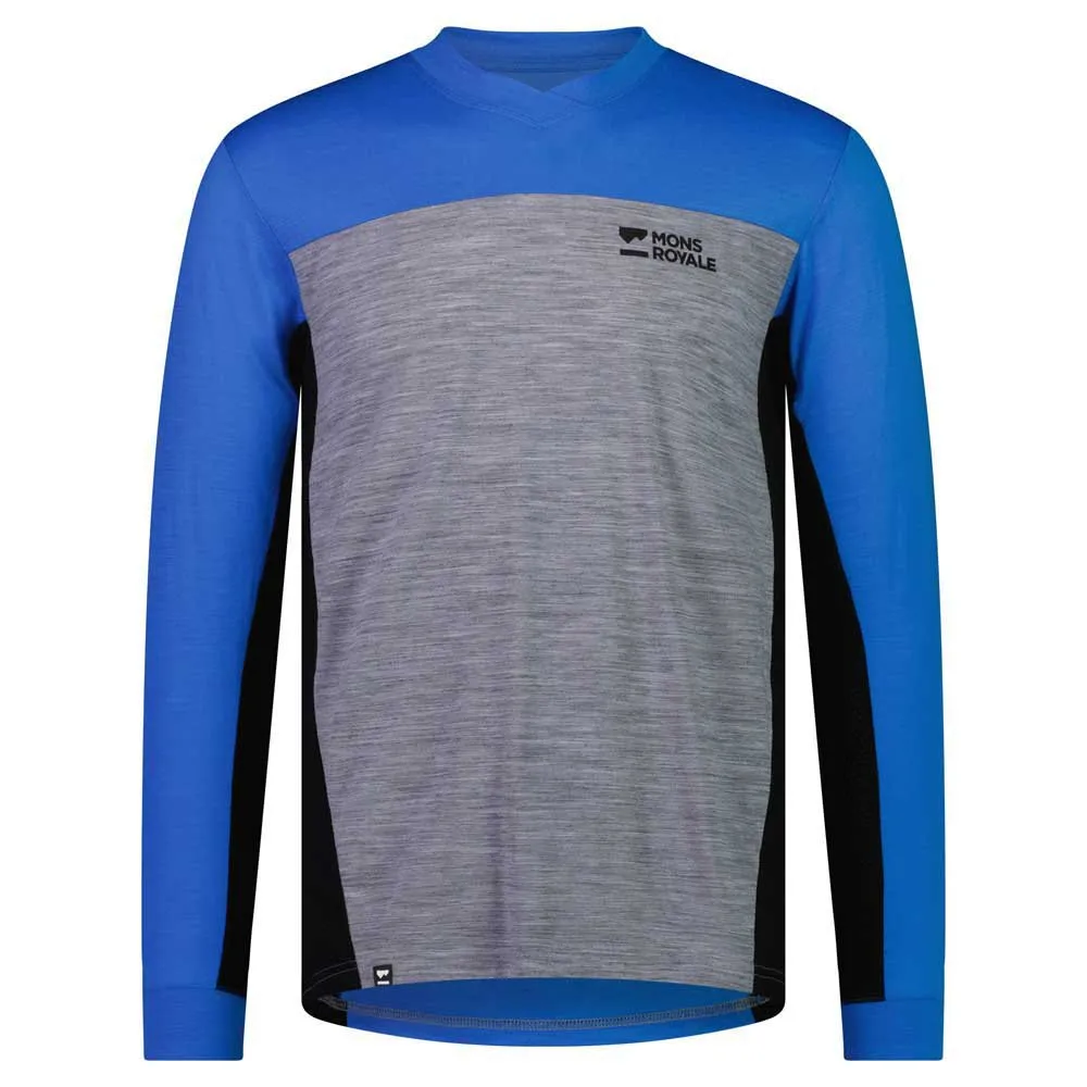 Mons Royale Redwood Merino Air-con S24 Langarmet Enduro-sykkeltrøye