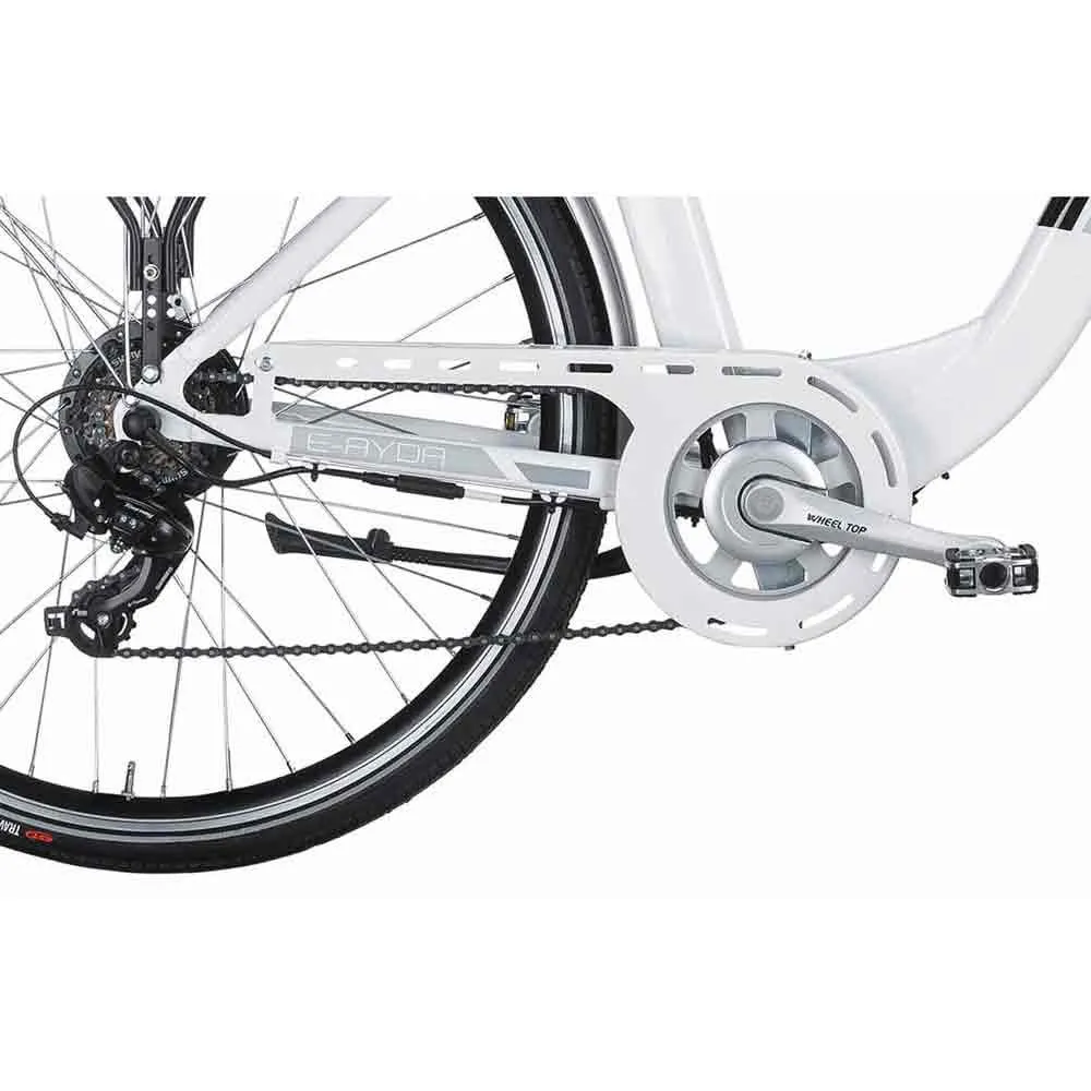 Montana Bikes E-ayda 700 Promovec Ty-300 2024 Elektrisk Sykkel, White, One Size, 396Wh, Elsykkel