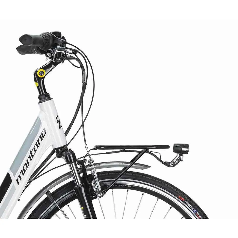 Montana Bikes E-ayda 700 Promovec Ty-300 2024 Elektrisk Sykkel, White, One Size, 396Wh, Elsykkel