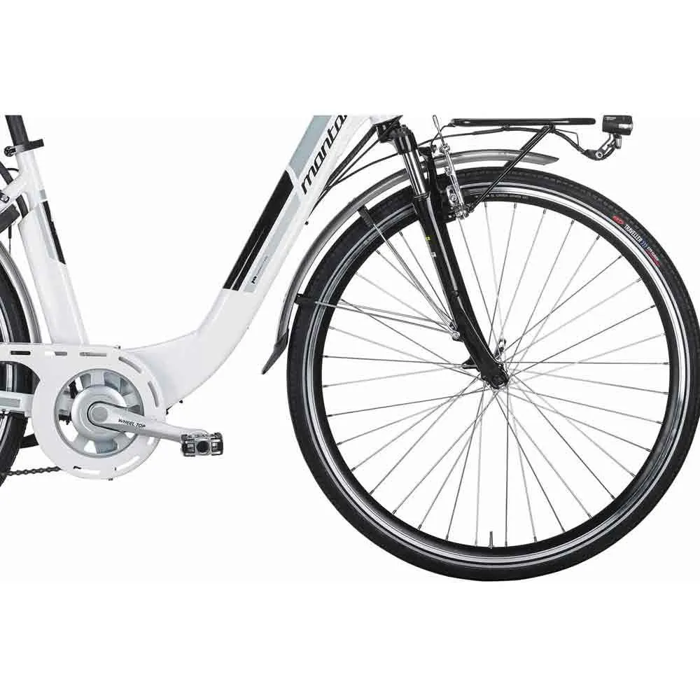 Montana Bikes E-ayda 700 Promovec Ty-300 2024 Elektrisk Sykkel, White, One Size, 396Wh, Elsykkel