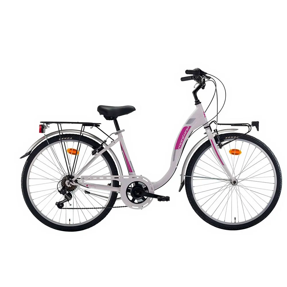 Montana Bikes Liberty Monotrave 650c Ty-21 2024 Sykkel, White, One Size, Bysykkel