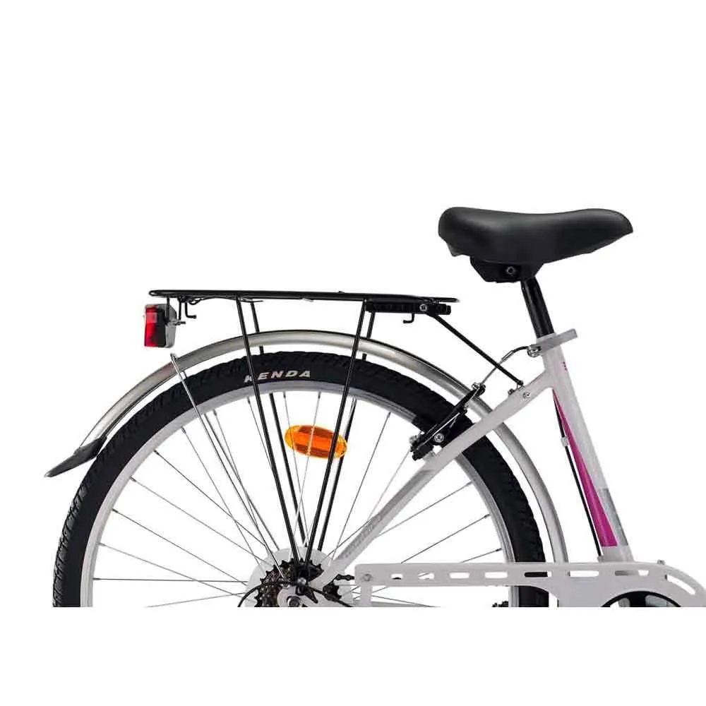 Montana Bikes Liberty Monotrave 650c Ty-21 2024 Sykkel, White, One Size, Bysykkel