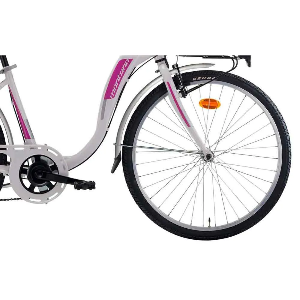 Montana Bikes Liberty Monotrave 650c Ty-21 2024 Sykkel, White, One Size, Bysykkel