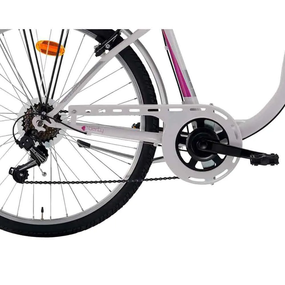 Montana Bikes Liberty Monotrave 650c Ty-21 2024 Sykkel, White, One Size, Bysykkel