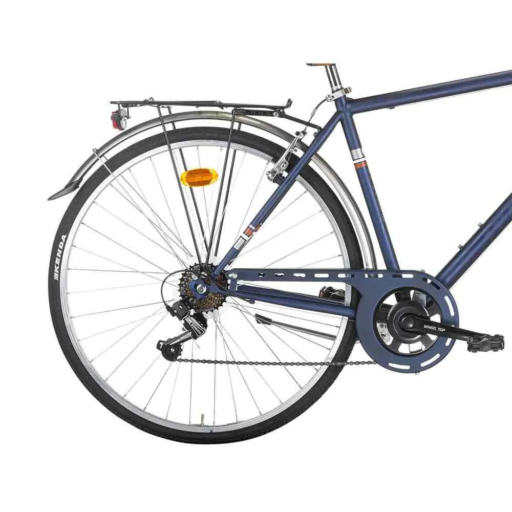 Montana Bikes Streetland Man 700 Ty-21 1x7s 2024 Sykkel, Blue, One Size, Bysykkel