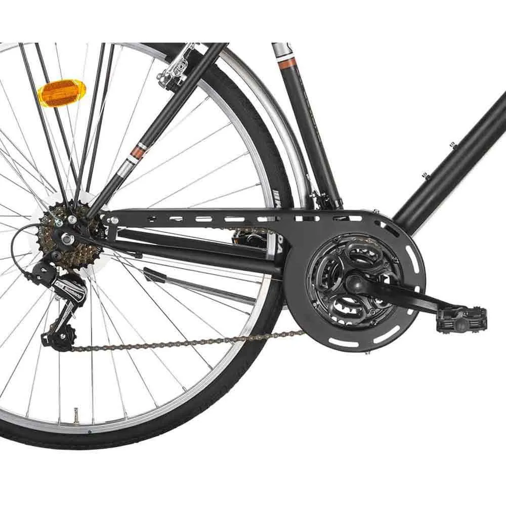 Montana Bikes Streetland Man 700 Ty-21 3x7s 2024 Sykkel, Black, One Size, Bysykkel