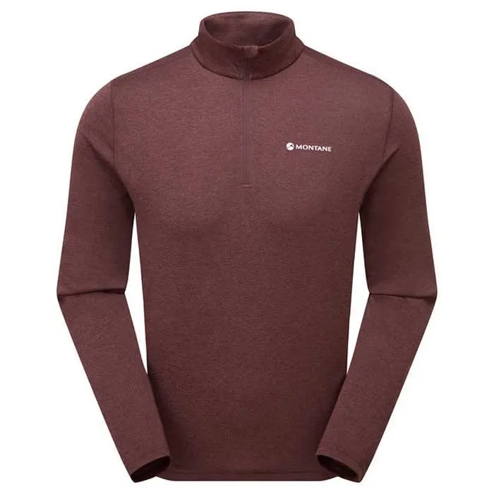 Montane Dart Halv Glidelås Langarmet T-skjorte