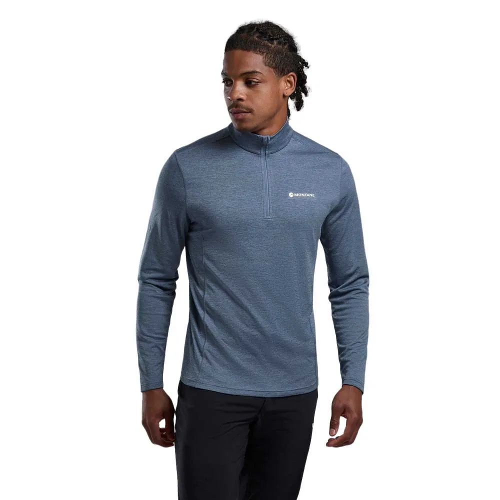 Montane Dart Halv Glidelås Langarmet T-skjorte