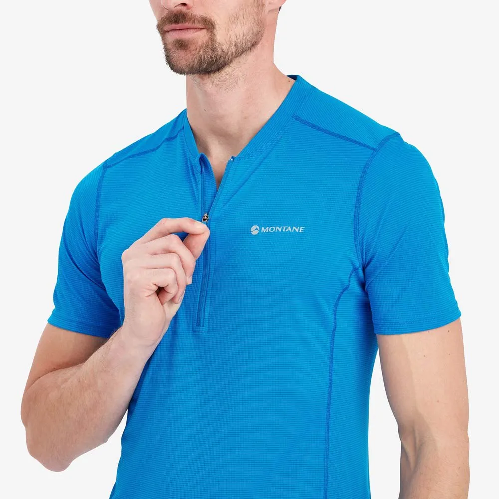 Montane Dart Nano Halv Glidelås Kort Ermet T-skjorte