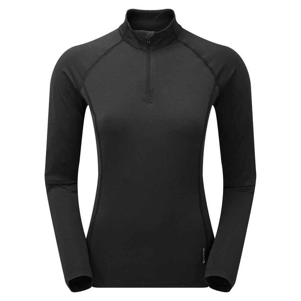 Montane Dart Thermo Langarmet Baselag, Black