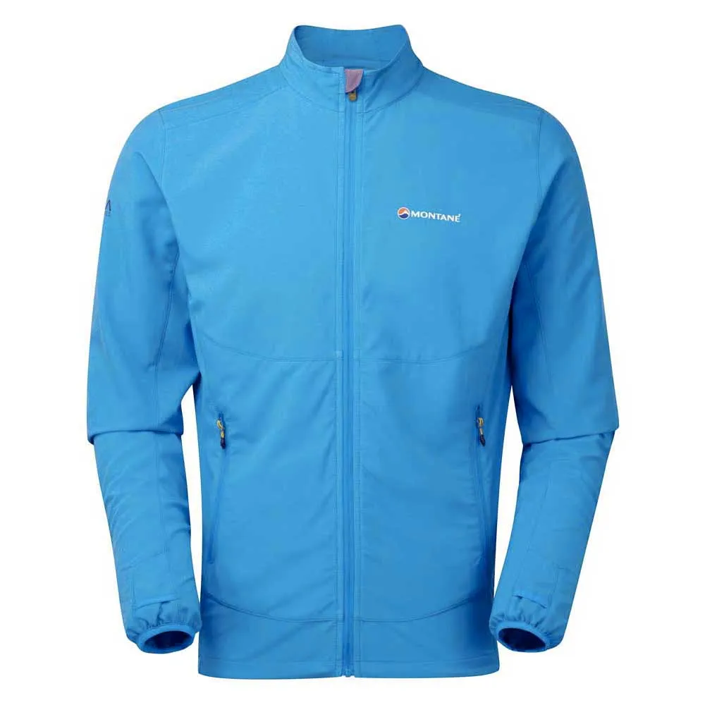 Montane Dynamo Via Softshelljakke, Blue spark Montane Dynamo Via Softshelljakke, Blue spark