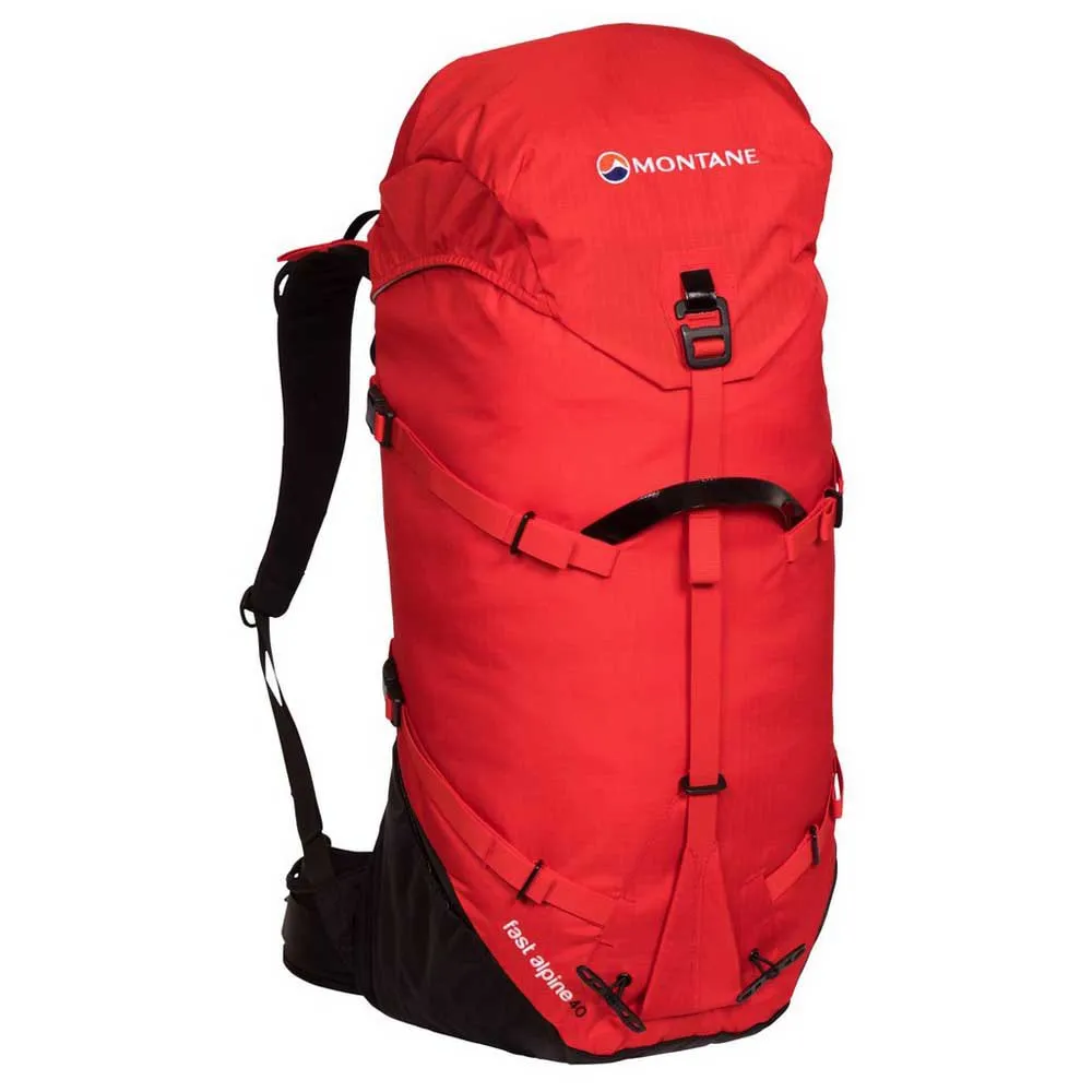 Montane Fast Alpine 40l Ryggsekk, Flag red