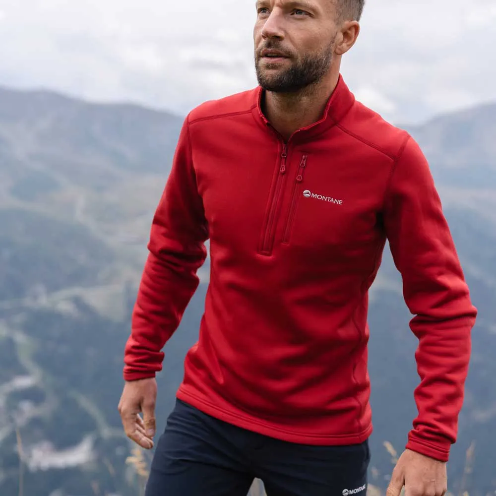 Montane Fury Fleecejakke Med Halv Glidelås