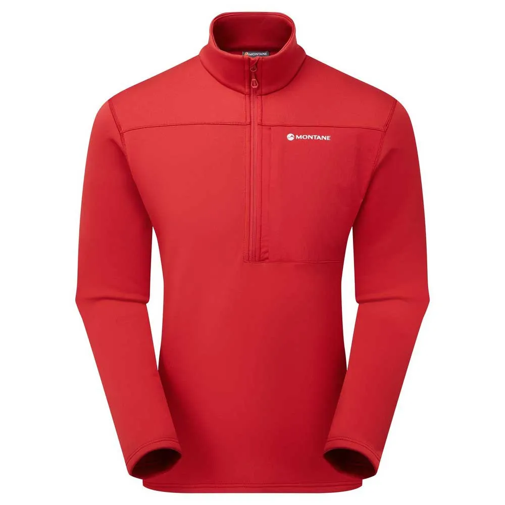 Montane Fury Xt Halv Glidelås Genser, Acer red