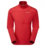 Montane Fury Xt Halv Glidelås Genser, Acer red