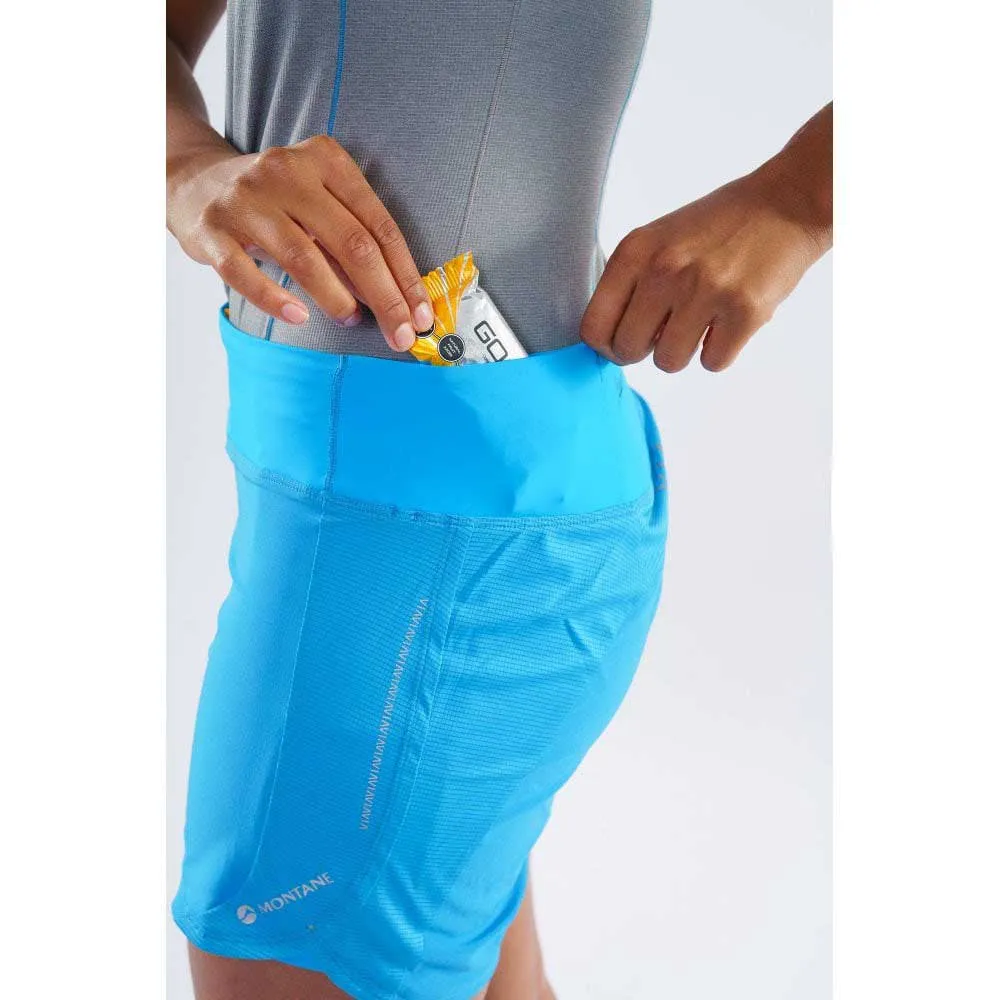 Montane Katla Twin Shorts female, Cerulean blue