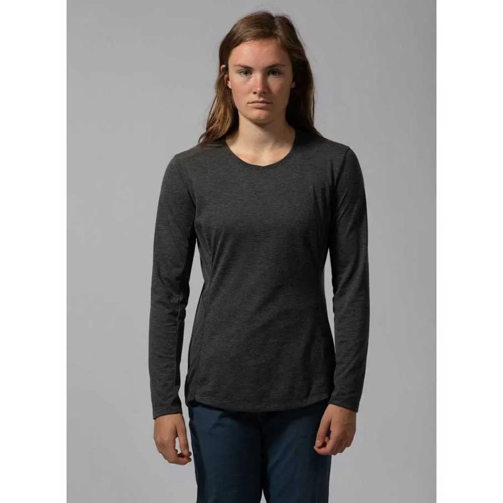 Montane Mono Langarmet T-skjorte, Charcoal Montane Mono Langarmet T-skjorte, Charcoal