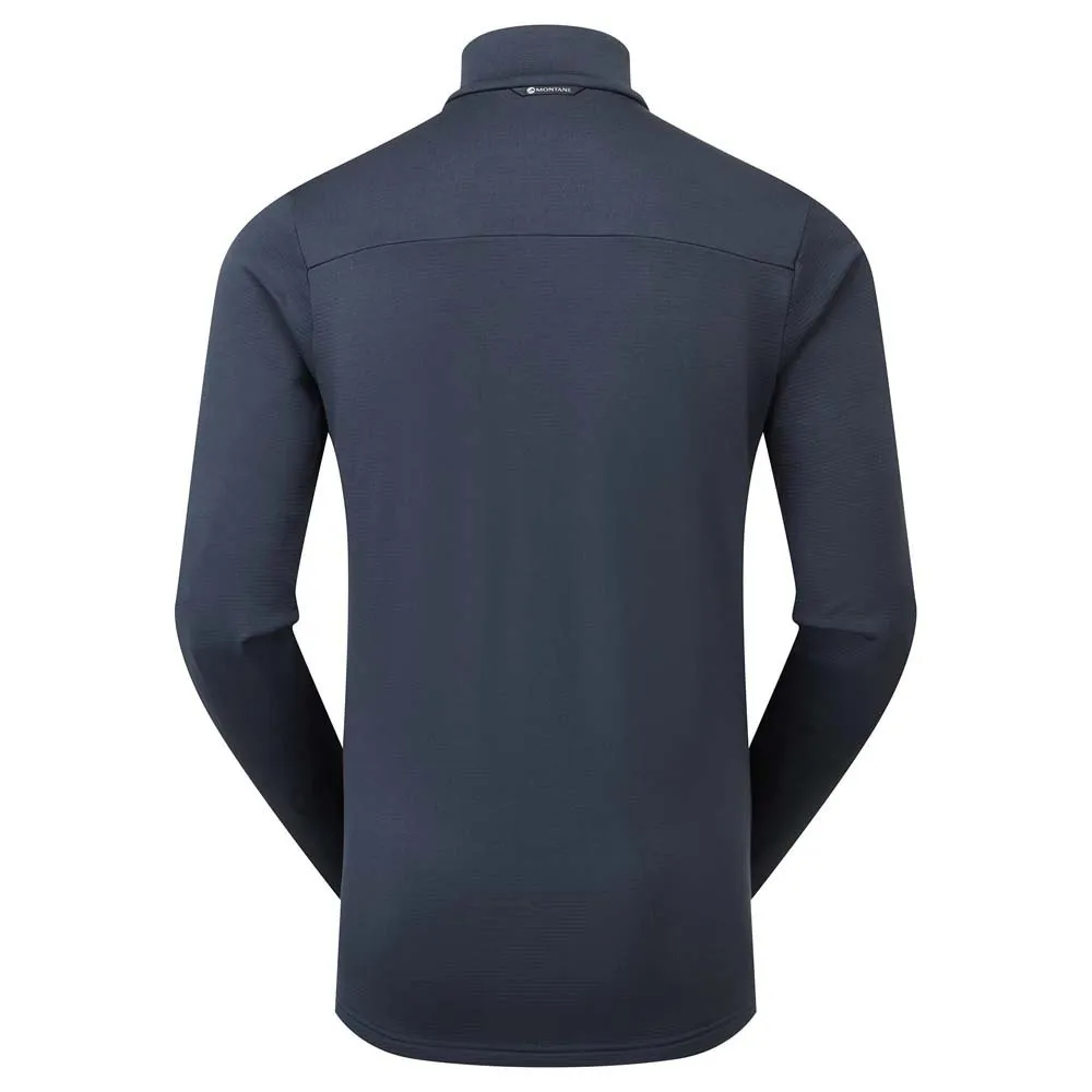 Montane Protium Pull-on Fleecejakke Med Halv Glidelås Refurbished, Eclipse blue