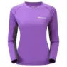 Montane Sonic Langarmet T-skjorte, Dahlia