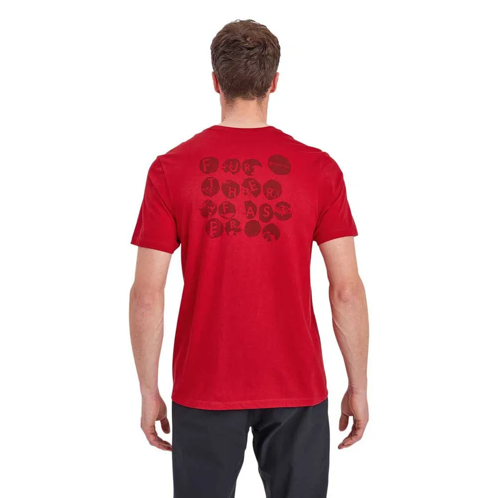 Montane Transpose Kortarmet T-skjorte, Acer red