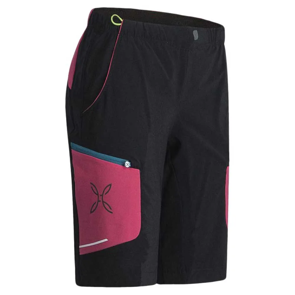 Montura Brick Shorts, Black / pink sugar Montura Brick Shorts, Black / pink sugar