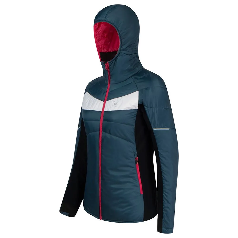 Montura Cervino Hoody Fleecejakke Med Hette, Ash blue / pink sugar Montura Cervino Hoody Fleecejakke Med Hette, Ash blue / pink sugar