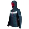 Montura Cervino Hoody Fleecejakke Med Hette, Ash blue / pink sugar