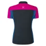 Montura Mountain Zip Kortarmet T-skjorte, Anthracite / intense violet