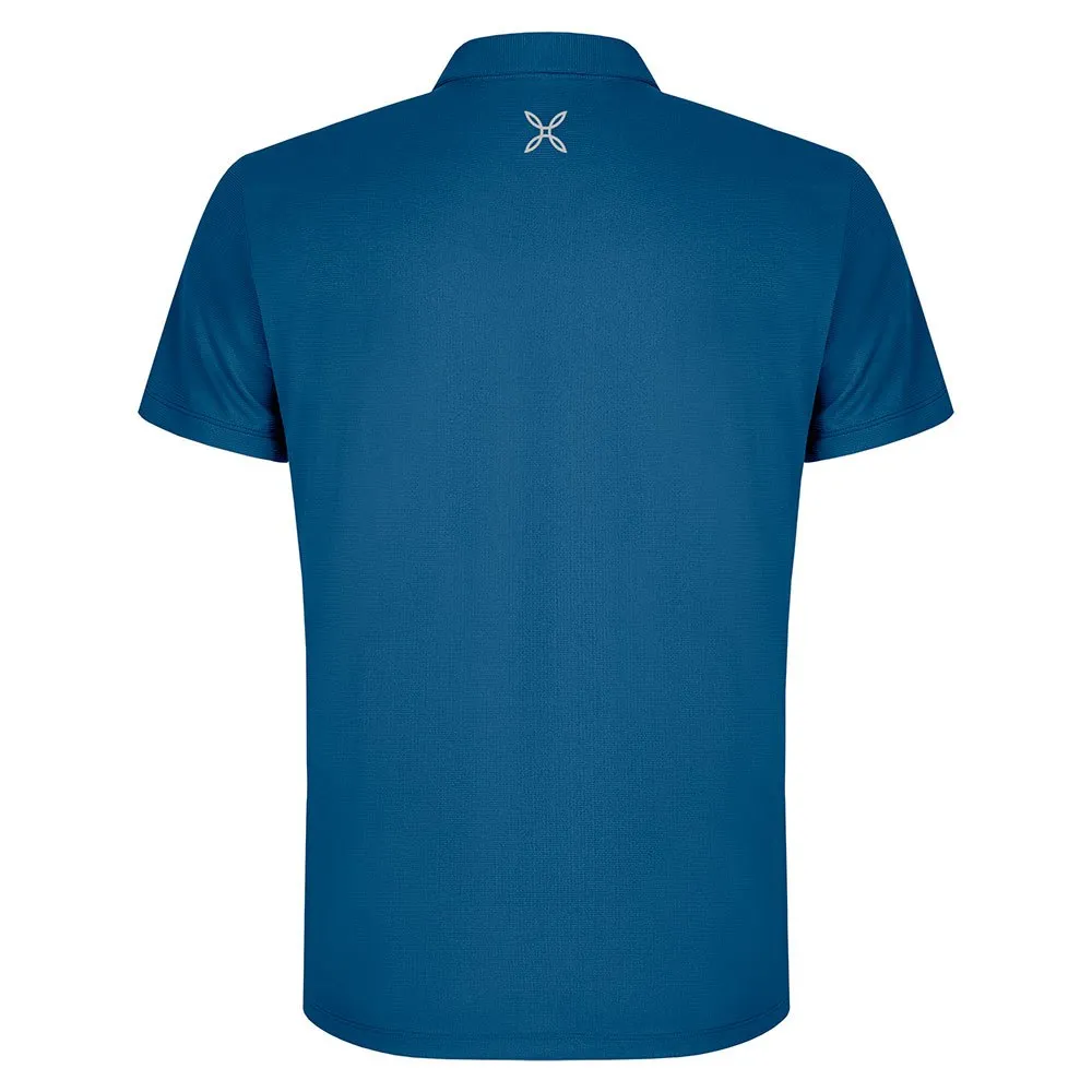 Montura Outdoor Zip Kortermet Poloskjorte, Deep blue Montura Outdoor Zip Kortermet Poloskjorte, Deep blue