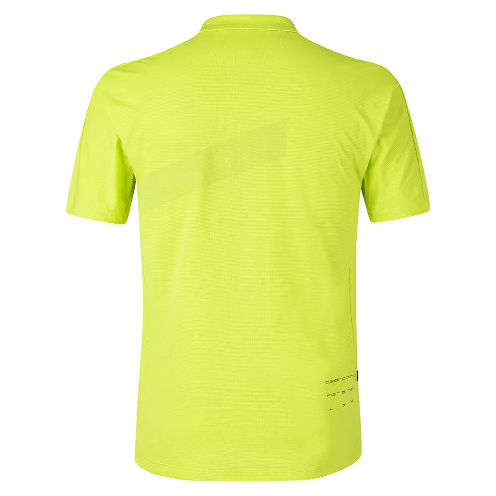 Montura Way Zip Kortarmet T-skjorte, Green lime Montura Way Zip Kortarmet T-skjorte, Green lime