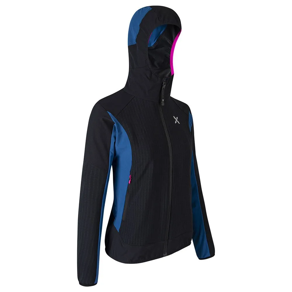 Montura Wind Revolution Softshelljakke, Black / deep blue