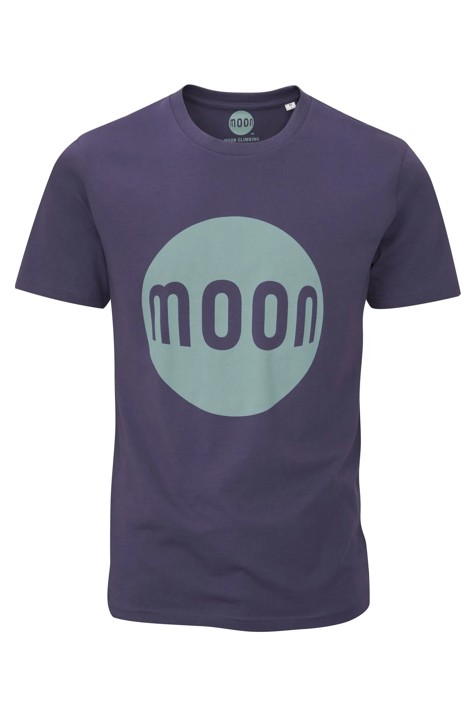 Moon Climbing Moon Logo T-Shirt, Indigo Moon Climbing Moon Logo T-Shirt, Indigo
