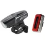 Moon Mete-x Auto Pro Sykkellyktesett, Black, 600 Lysstyrker