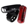 Moon Nova 100 / Pulsar Sykkellyktesett, Black, 80 Lysstyrker