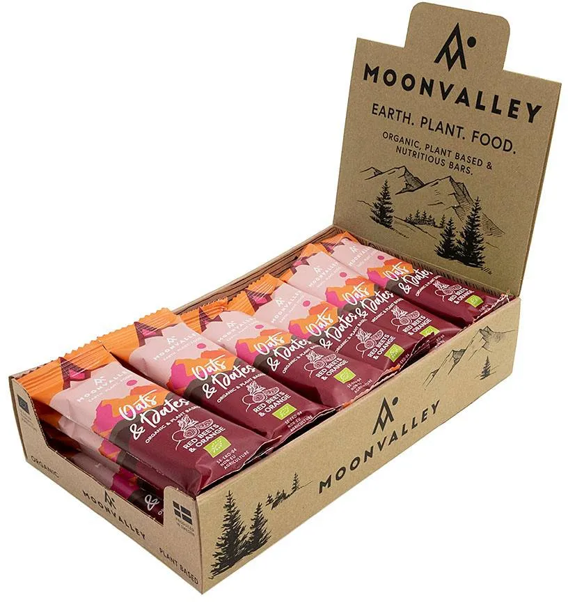 Moonvalley Red Beetroot Orange Bar 18pk