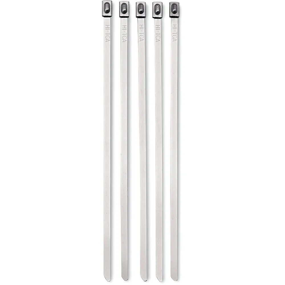 MooseRacing 304-0514 Kabelbindere, Silver, One Size