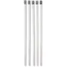 MooseRacing 304-0514 Kabelbindere, Silver, One Size