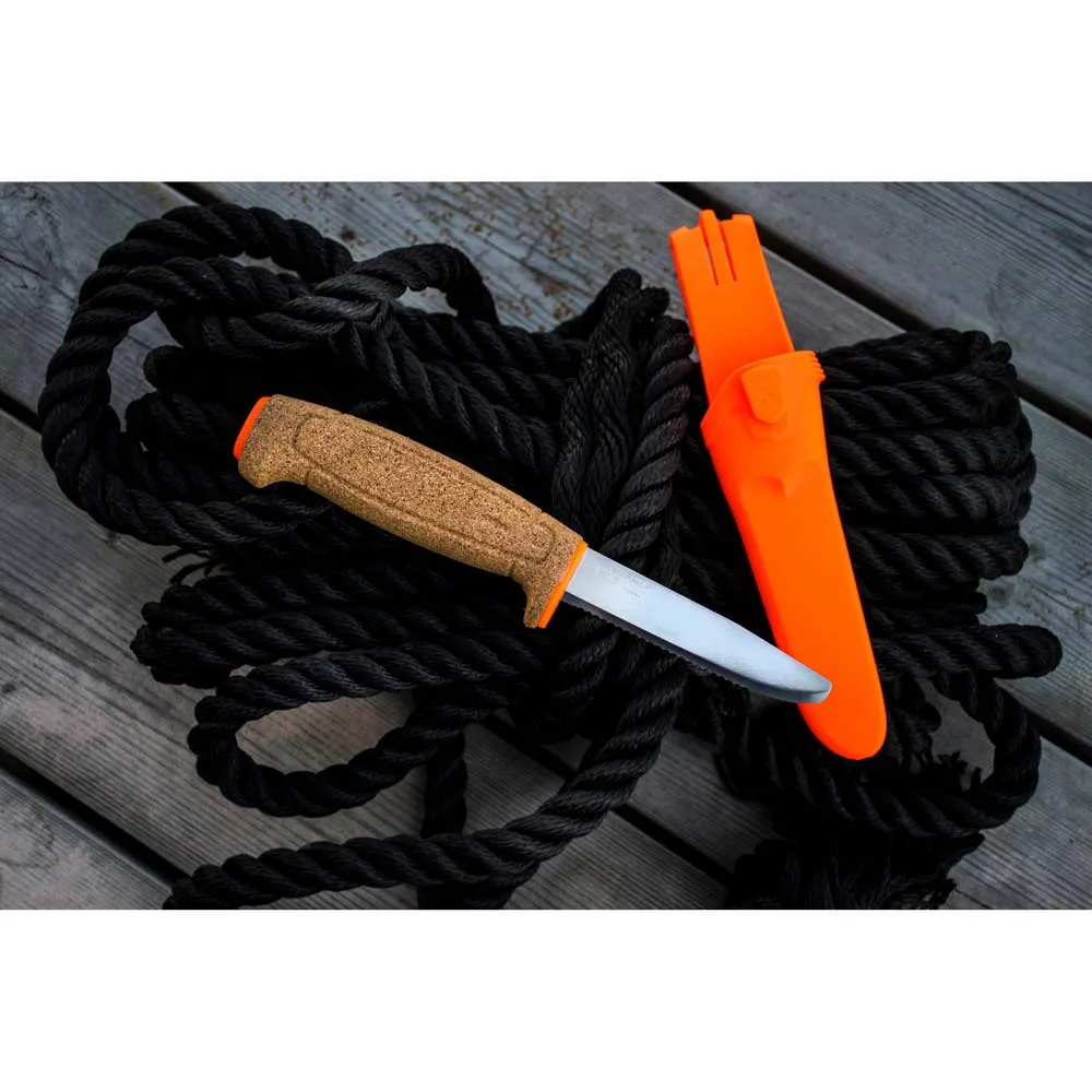 Morakniv Serrated Cork Kniv, Orange, One Size