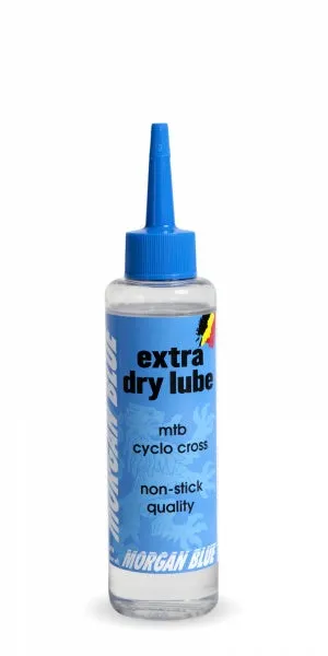 Morgan Blue Extra Dry Lube, 125ml Dryppflaske Morgan Blue Extra Dry Lube, 125ml Dryppflaske