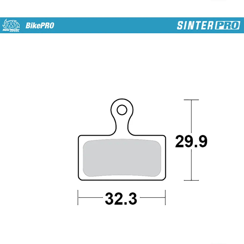 Moto-master 730446 Shimano G Type Sinterbremseklosser, Grey, One Size