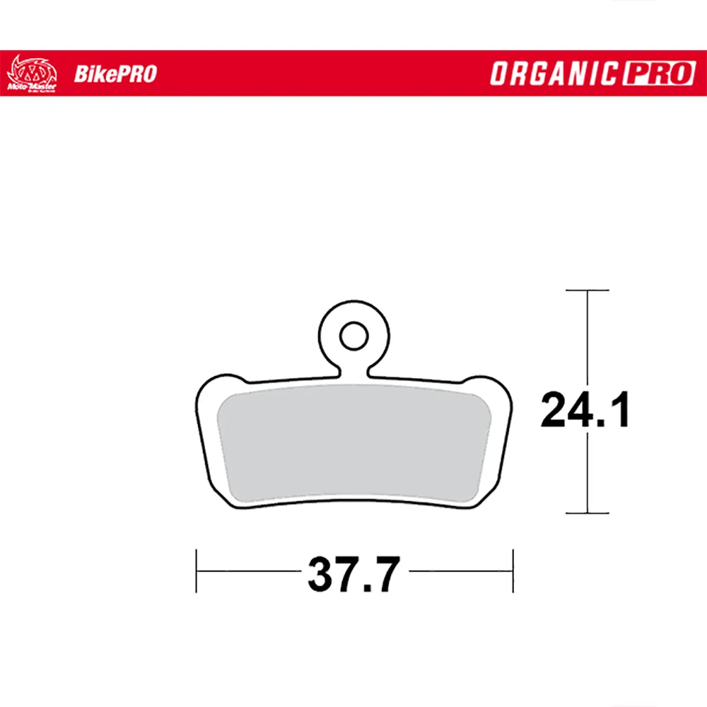Moto-master 730833 Sram 4-piston Organiske Skivebremseklosser, Grey, One Size Moto-master 730833 Sram 4-piston Organiske Skivebremseklosser, Grey, One Size