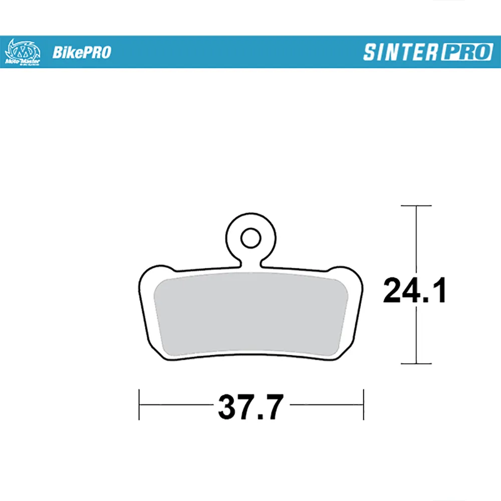 Moto-master 730846 Sram 4-piston Sinterbremseklosser, Grey, One Size