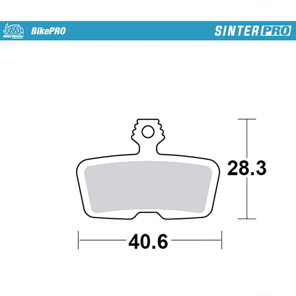 Moto-master 731346 Sinterbremseklosser, Grey, One Size