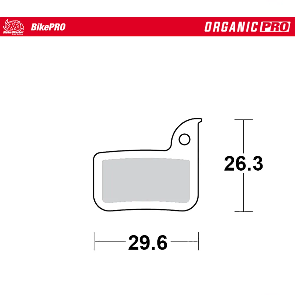 Moto-master 731733 Sram Organiske Skivebremseklosser, Grey, One Size