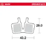 Moto-master 732133 Magura Mt5 Organiske Skivebremseklosser, Grey, One Size
